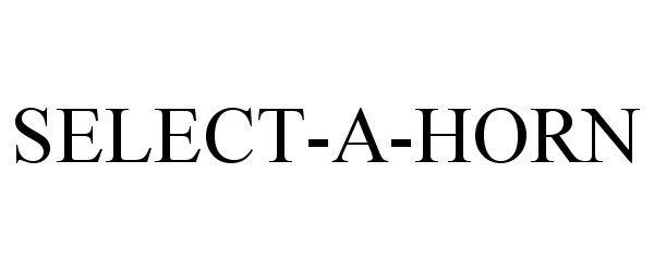 Trademark Logo SELECT-A-HORN