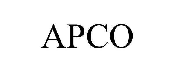 Trademark Logo APCO