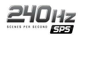 Trademark Logo 240 HZ SPS SCENES PER SECOND