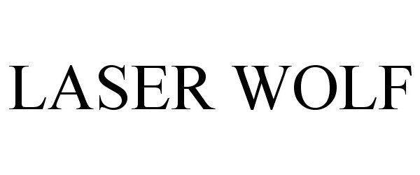 Trademark Logo LASER WOLF