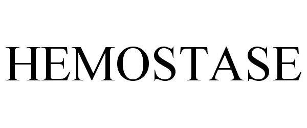 Trademark Logo HEMOSTASE