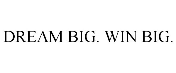  DREAM BIG. WIN BIG.