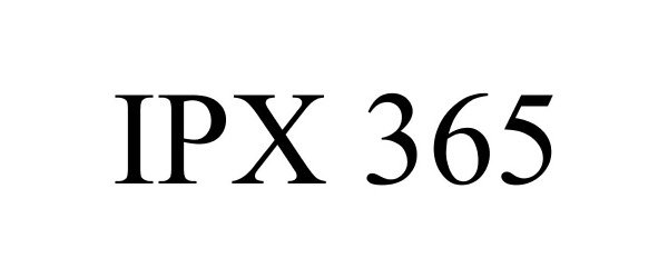 Trademark Logo IPX 365