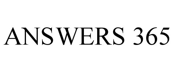 Trademark Logo ANSWERS 365