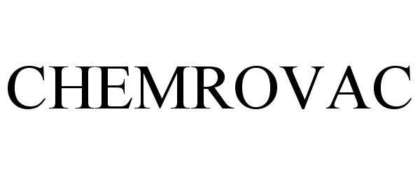 Trademark Logo CHEMROVAC