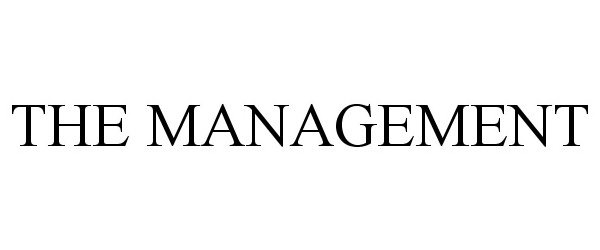 Trademark Logo THE MANAGEMENT