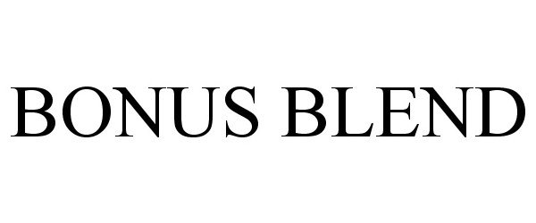 Trademark Logo BONUS BLEND
