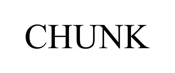 Trademark Logo CHUNK