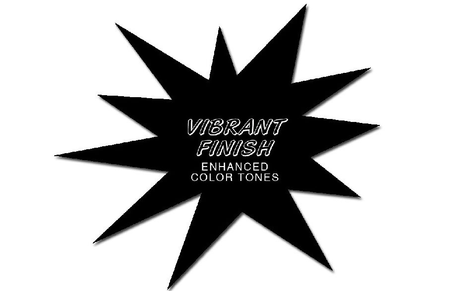 Trademark Logo VIBRANT FINISH ENHANCED COLOR TONES