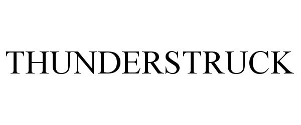 Trademark Logo THUNDERSTRUCK