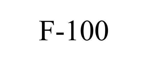 Trademark Logo F-100