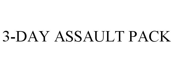 Trademark Logo 3-DAY ASSAULT PACK