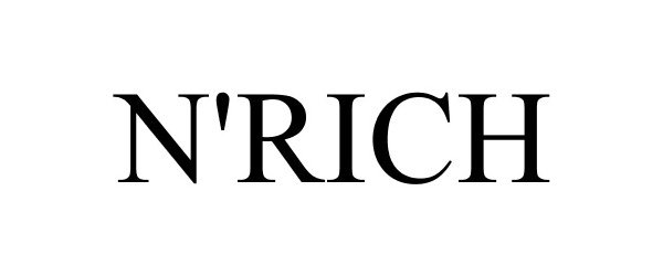 Trademark Logo N'RICH