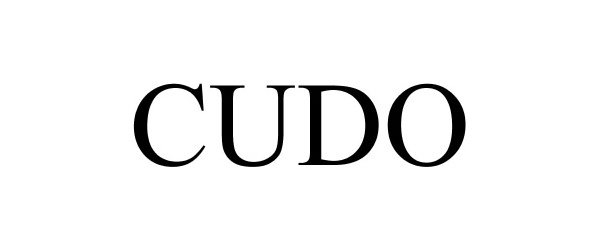 Trademark Logo CUDO