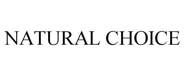 Trademark Logo NATURAL CHOICE