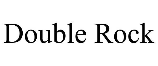 Trademark Logo DOUBLE ROCK