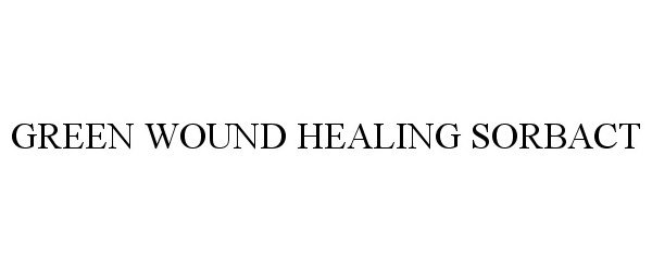  GREEN WOUND HEALING SORBACT