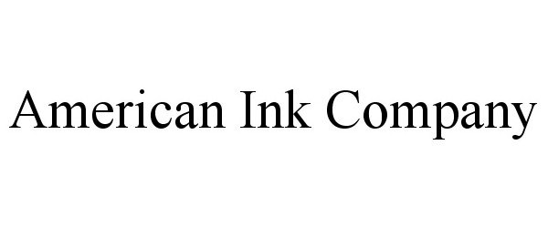 AMERICAN INK COMPANY