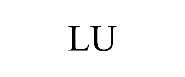 Trademark Logo LU