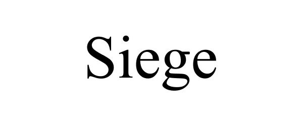 Trademark Logo SIEGE
