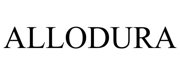 Trademark Logo ALLODURA