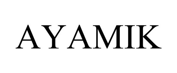 Trademark Logo AYAMIK