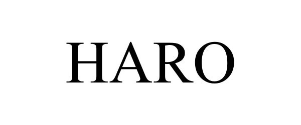 Trademark Logo HARO