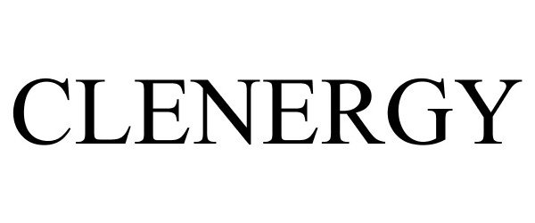 Trademark Logo CLENERGY