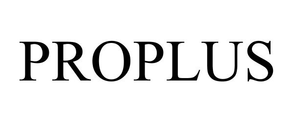 Trademark Logo PROPLUS