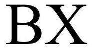 Trademark Logo BX
