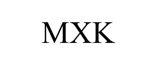 Trademark Logo MXK