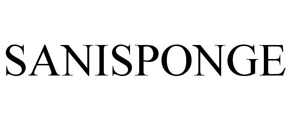 Trademark Logo SANISPONGE