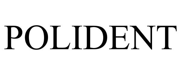 Trademark Logo POLIDENT