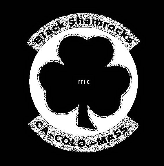 Trademark Logo BLACK SHAMROCKS MC CA~COLO.~MASS.