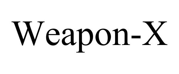 Trademark Logo WEAPON-X