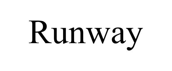 Trademark Logo RUNWAY