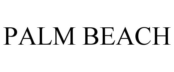 Trademark Logo PALM BEACH