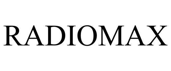 Trademark Logo RADIOMAX