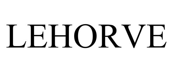 Trademark Logo LEHORVE