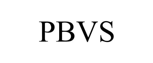 Trademark Logo PBVS