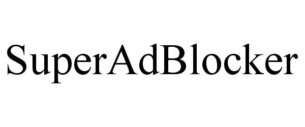 Trademark Logo SUPERADBLOCKER