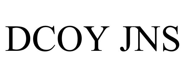 Trademark Logo DCOY JNS