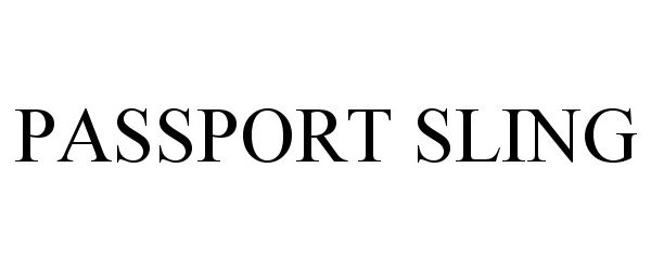 Trademark Logo PASSPORT SLING