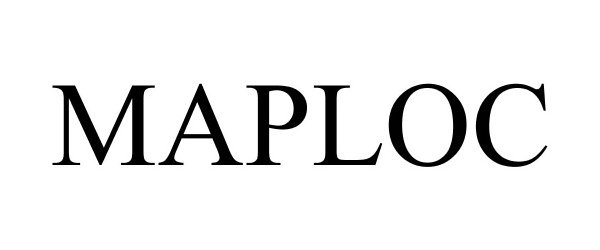 Trademark Logo MAPLOC