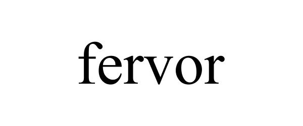 Trademark Logo FERVOR