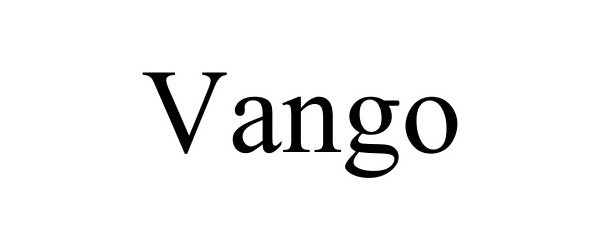 Trademark Logo VANGO