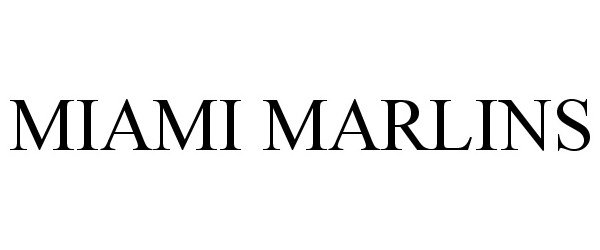 Trademark Logo MIAMI MARLINS