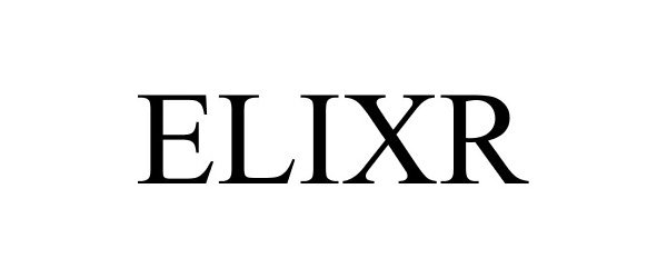 Trademark Logo ELIXR