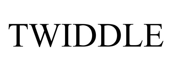 Trademark Logo TWIDDLE