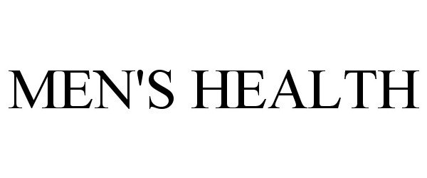 Trademark Logo MEN'S HEALTH